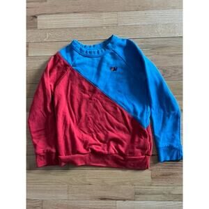 Aviator Nation Blue Red Kid Sweatshirt Pockets Trendy (Youth 10/12)